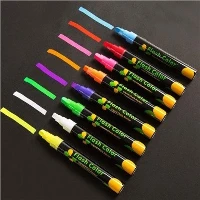 8 Pacáiste Marcóirí Cailc Leachtacha 6mm