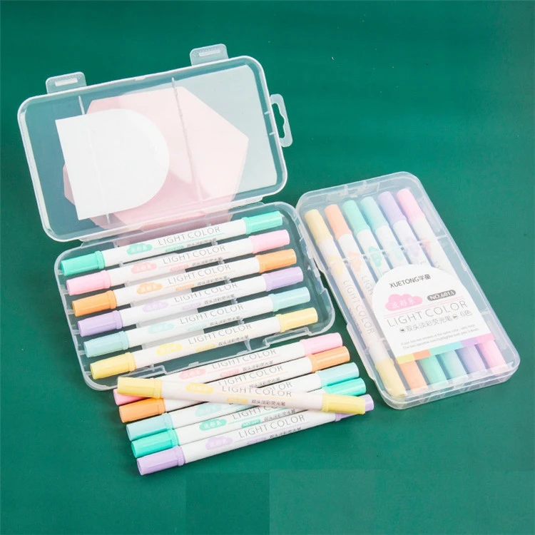 Buaicphointí Dathanna Pastel Dual-tip 6pcs